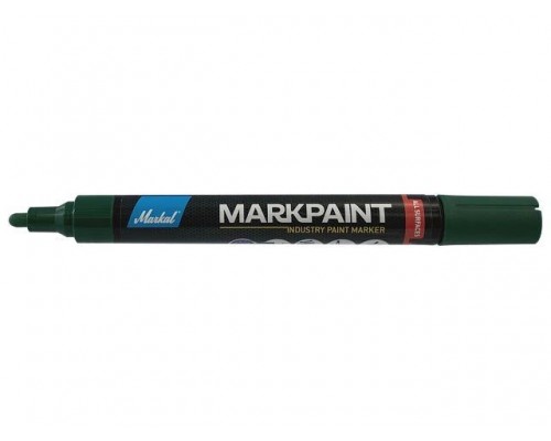 Маркер промышл. перманентный на основе жидк. краски MARKAL MARKPAINT ЗЕЛЕНЫЙ (Толщина линии 2 мм. Цвет зеленый)