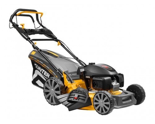 Газонокосилка бензиновая GUNTER LMB-530 SV самоходная (5.6 л.с.(HONDA), шир. 53 см, самоходная (вариатор), мульчир., стальн. корпус, травосборник 70 л