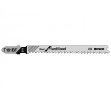 Пилка лобз. по дереву/ламинату T101BF (1 шт.) BOSCH (пропил прямой, тонкий, для точного реза, в т.ч. в твердой древисине)