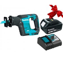 Аккум. сабельная пила MAKITA LXT DJR 188 Z в кор. + АКЦИЯ (BL1830B + DC18RC) (18.0 В, 1 акк., 3.0 А/ч, Li-Ion, дерево до 255 мм, металл до 20 мм)