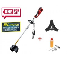 Триммер аккум. WORTEX TB 3036 ALL1 XLT SET БЕСЩЁТ.ДВИГ., 18В+18В, 2акб, 4Ач, шир.скаш.300 мм леск