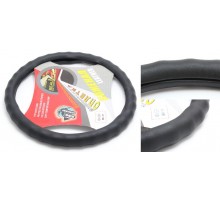 Чехол руля кожа TS-9115-M (black)