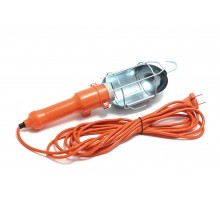 Переносная лампа M-22005 под лампу E27 до 60W, 220V, длина провода 5м MEGAPOWER