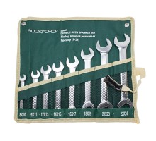 Набор ключей рожковых 8пр.(8x10,9x11,12x13,14x15,16x17,18x19,21x23,22x24мм), на полотне