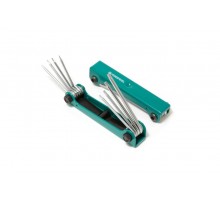 Набор ключей TORX складной 8пр.(T5H-T10H, T15H, T20H c отверстием)