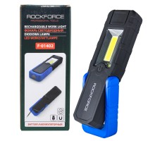 Лампа светодиодная аккумуляторная(5W COB+1W,магнит,180гр.,250Lm,2000mAh,USB провод,время раб.3ч,время заряд.2-3ч,защита гнезда зарядки)