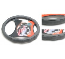 Чехол руля кожа-PU H-8502-M (dark grey) (2)