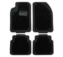 Ковры резиновые TS2212P Black (4шт) (0207)
