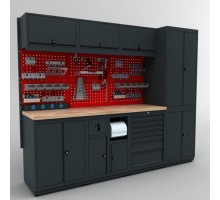 Верстак металический (H2020xW2480xD530 mm)