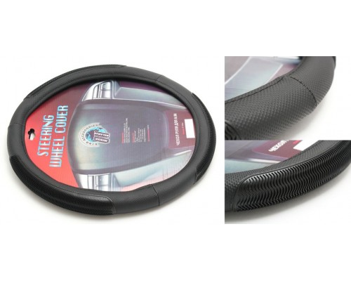 Чехол руля KD-71154-M (black/massage)