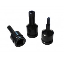 Головка-бита SPLINE ударная M10 с отверстием, 1\2