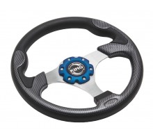 Руль спортивный JY9027L (black/carbon)