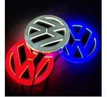 Значок с подсветкой 3D VW WHITE