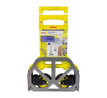 Тележка ручная складная с телескопической ручкой (г/п70кг,385х410х985мм-в разложенном полож.,385х280-рабочая площадка, 125мм-Ø колес)