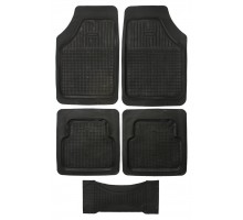 Ковры глубокие №3006 black 5пр