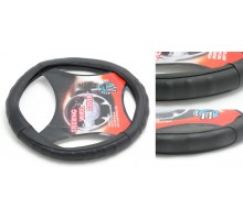 Чехол руля кожа H-8526-M (black) (2)