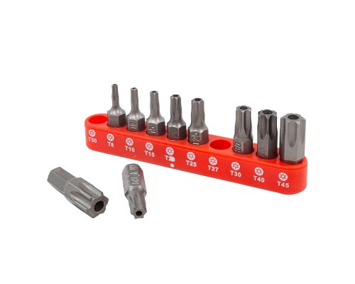 Набор бит TORX с отверстием 10пр. 1\4