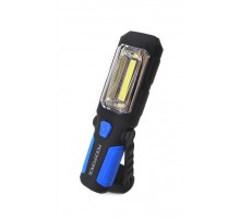 Лампа светодиодная аккумуляторная(4W COB+1W,2 магнита,крючок,180гр.,250Lm,1200mAh,USB провод,время раб.5ч,время заряд.3ч)
