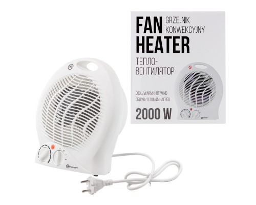 Тепловентилятор (220-240V, 1000/2000W, 3 режима)