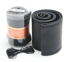 Чехол руля зашивающийся F-0003 Black
