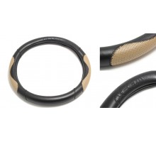 Чехол руля QM-B black/biege (M)