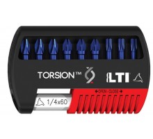 Набор бит10пр. (PH1, PH2, PH3, PZ1, PZ2, PZ3, TX20, TX25, TX30, битодержатель) MYBIT 10 TORSION