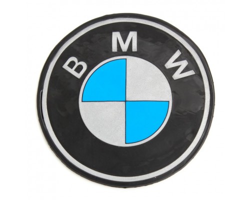 Коврик на панель BIG LOGO BMW 16см