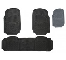 Ковры резиновые ZY1729 (3шт) grey