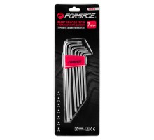 Набор ключей TORX Г-образных экстра длинных 7пр.(Т10,Т15,Т20,Т25,Т27,Т30,Т40) в пластиковом держателе