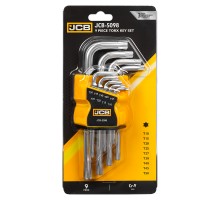 Ключи Г-образные TORX, набор 9пр. (Т10, Т15, Т20, Т25, Т27, Т30, Т40, Т45, Т50)