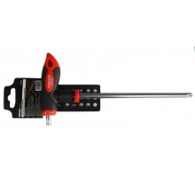 Ключ Т-образный TORX с прорезиненной рукояткой T45х200мм, на пластиковом держателе