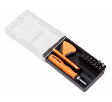 Отвертка многоцелевая реверсивная с набором бит, 20пр.(T,SL,PH,спец. биты: HEX 4,5мм),в футляре