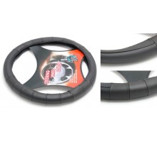 Чехол руля кожа H-8508-M (black) (2)