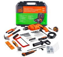 Набор инструментов с дрелью электрической,95пр.(220V,750W,0-2900об/мин),в кейсе