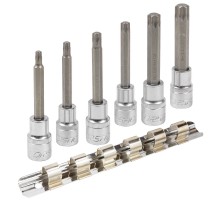Набор головок-бит Torx 6-лучевых, 6 пр.(Т30,Т40,Т45,Т50,Т55,Т60, L-100мм) 1\2