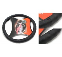 Чехол руля кожа H-8527-L (black) (2)