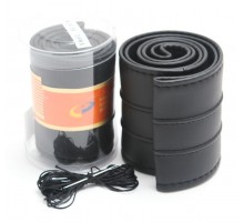 Чехол руля зашивающийся F-0002 Black