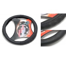 Чехол руля кожа H-8525-M (black) (2)