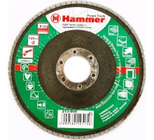 29435 Круг лепестковый торцевой КЛТ Hammer Flex 213-006 125 Х 22 Р 150 тип 1