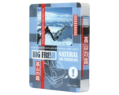 Ароматизатор гелевый Big Fresh 200гр DL-B023 Альпийская свежесть