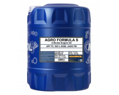 7858 Agro Formula S API TC 20л