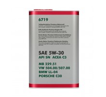 6719 FF for VW Audi Skoda Seat 5W-30 1л METAL
