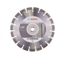 Алмазный круг 300х22 мм по бетону сегмент. Turbo BEST FOR CONCRETE BOSCH ( сухая резка)