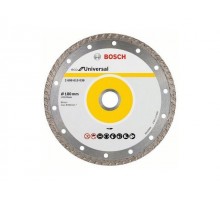Алмазный круг 180х22 мм универс. Turbo ECO UNIVERSAL BOSCH (сухая резка)