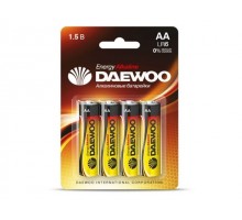 Батарейка AA LR6 1,5V Alkaline 2021 BL-4шт DAEWOO ENERGY