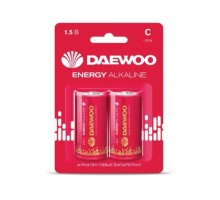 Батарейка C LR14 1,5V alkaline BL-2шт DAEWOO ENERGY