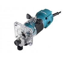 Фрезер кромочный MAKITA 3711 в кор. (530 Вт, цанга 6 мм, 32000 об/мин)