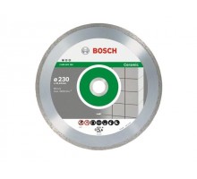 Алмазный круг 230х22,23 мм по керамике сплошн. Standard for Ceramic BOSCH ( сухая резка)