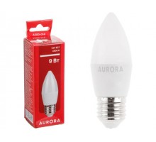 Лампа светодиодная C37 СВЕЧА 9Вт 230В E27 4500K AURORA