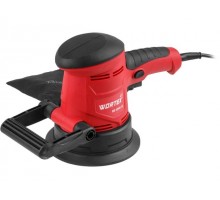 Эксцентриковая шлифмашина WORTEX LX RS 1245-1 E в кор. 450 Вт, 125 мм, 3000-13000 об/мин (Амплитуда колебаний, мм: 1,8)